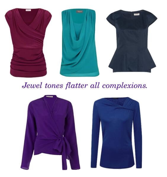 Jew tone tops flatter all skin tones.